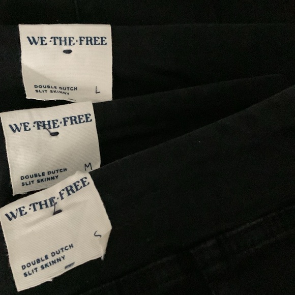 FREE PEOPLE Double Dutch Pull-On Slit Skinny Jeans We The Free - Picture 6 of 12